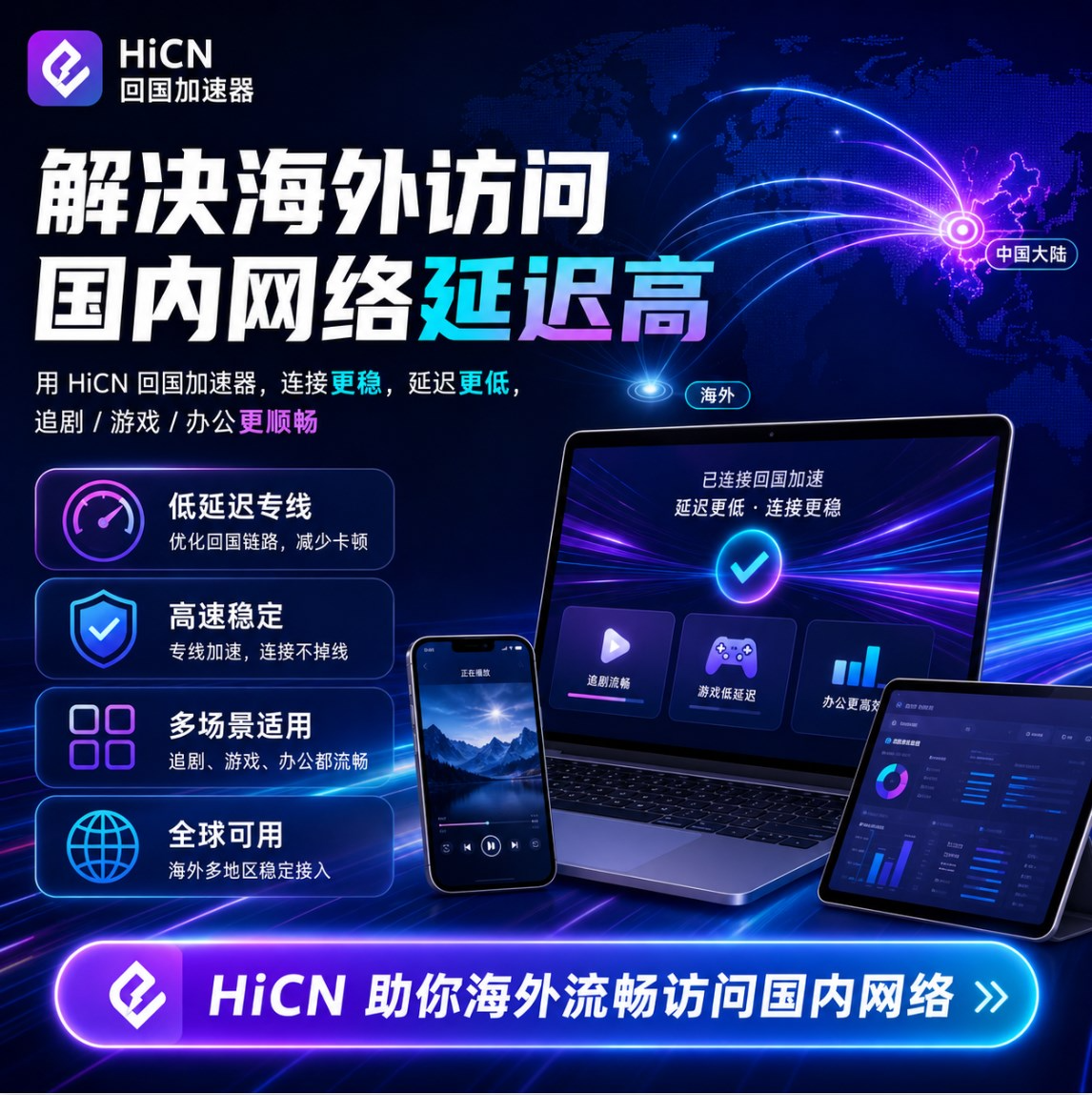 海外访问国内网络延迟高怎么办？原因排查与优化方法